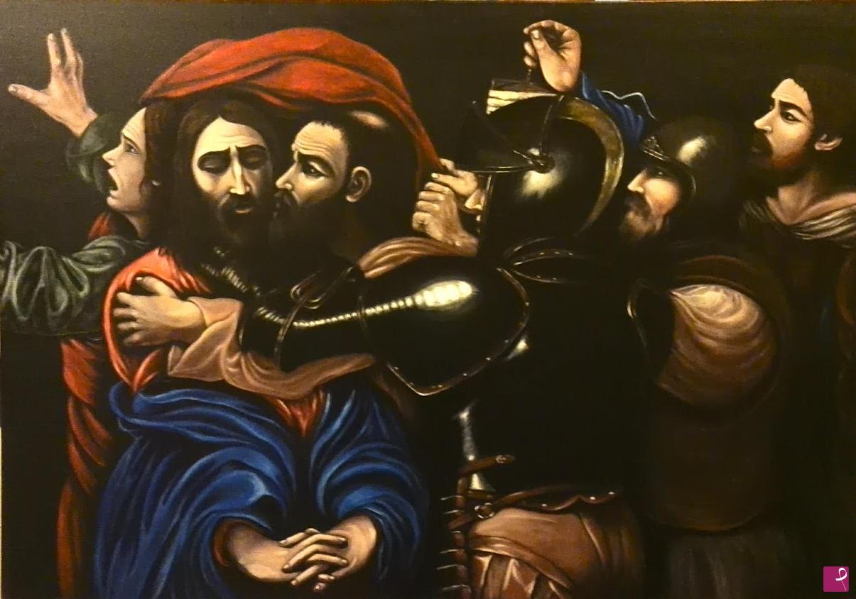 quadri in vendita online - Il bacio di Giuda