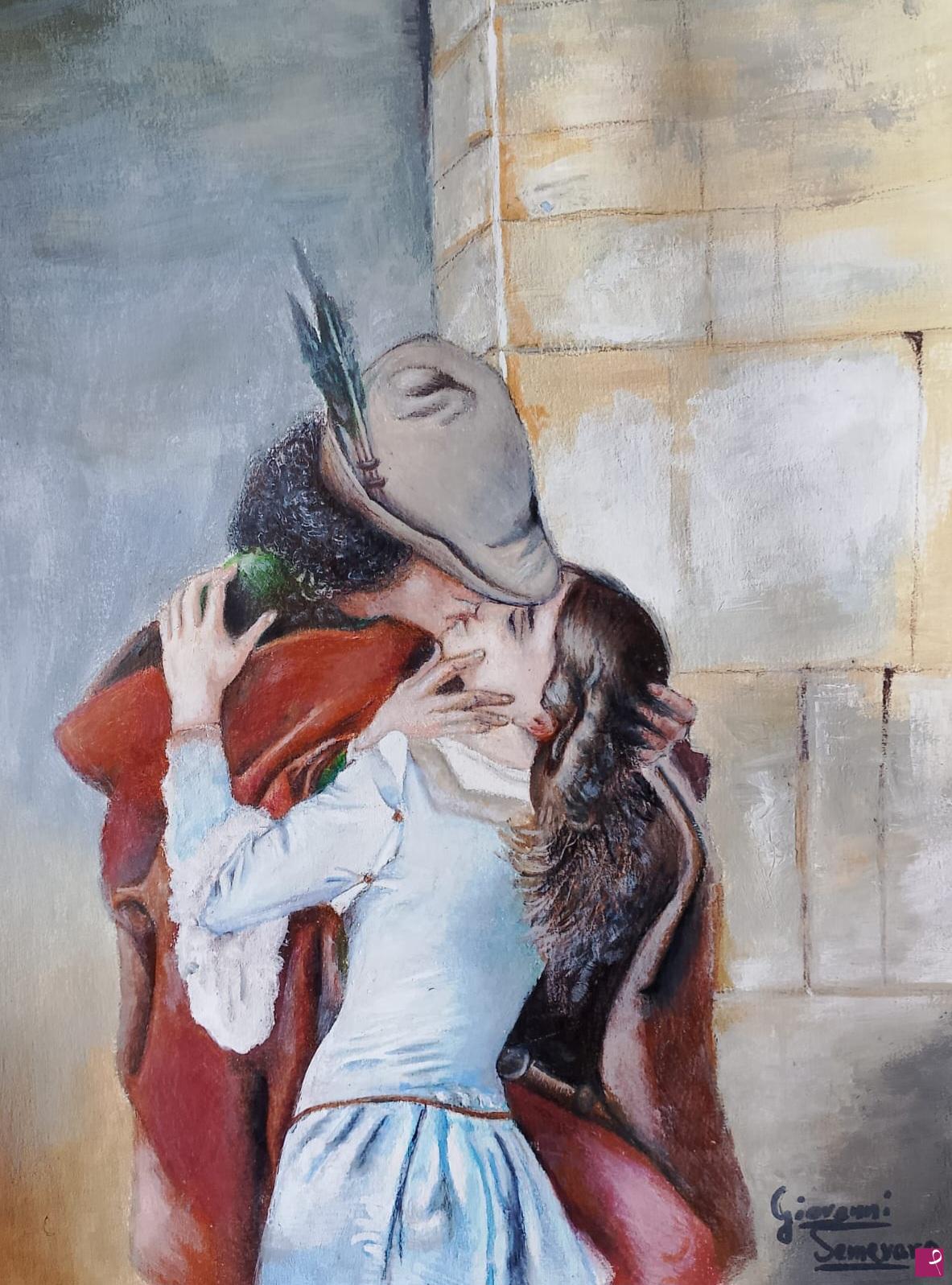 quadri in vendita online - IL BACIO DI HAYEZ 