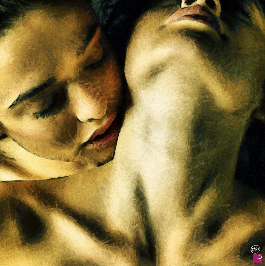 quadri in vendita online - Il bacio (studio #2)