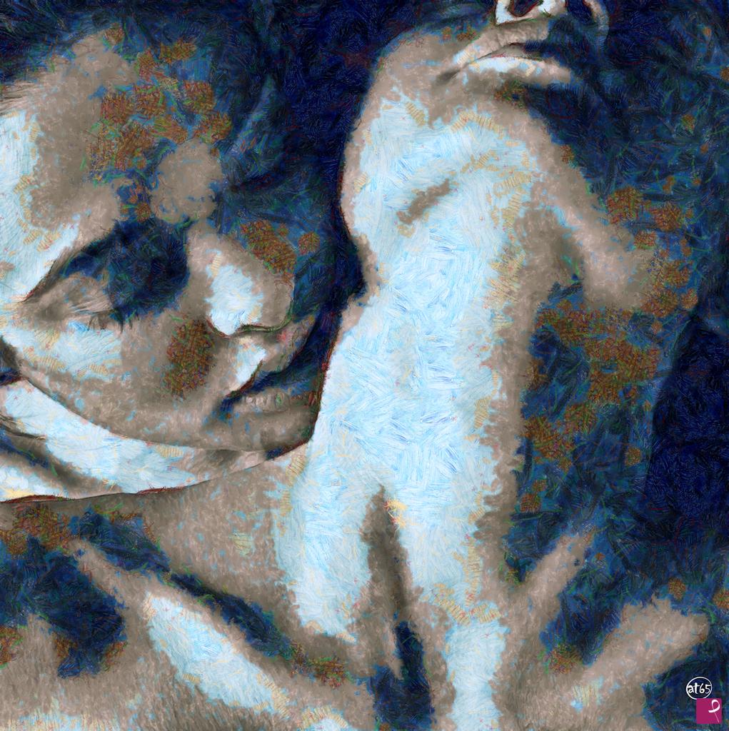 quadri in vendita online - Il bacio (studio #3)