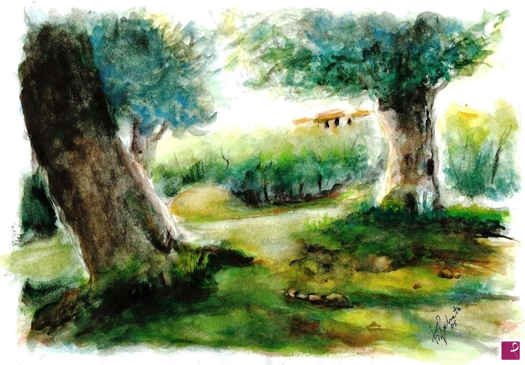 quadri in vendita online - Il bosco