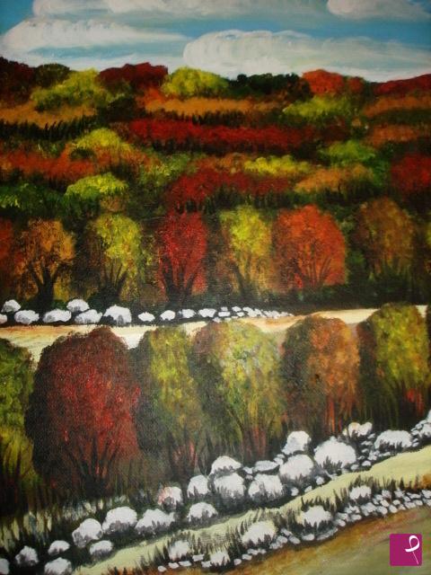 quadri in vendita online - IL BOSCO IN AUTUNNO