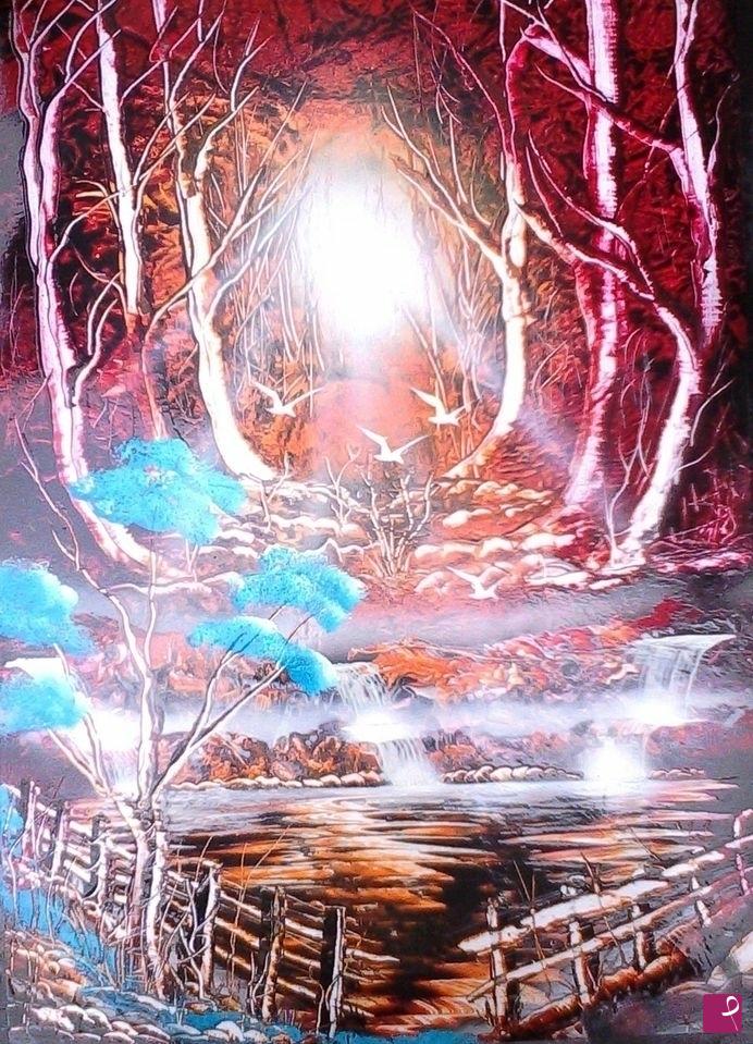 quadri in vendita online - IL BOSCO INCANTATO 2