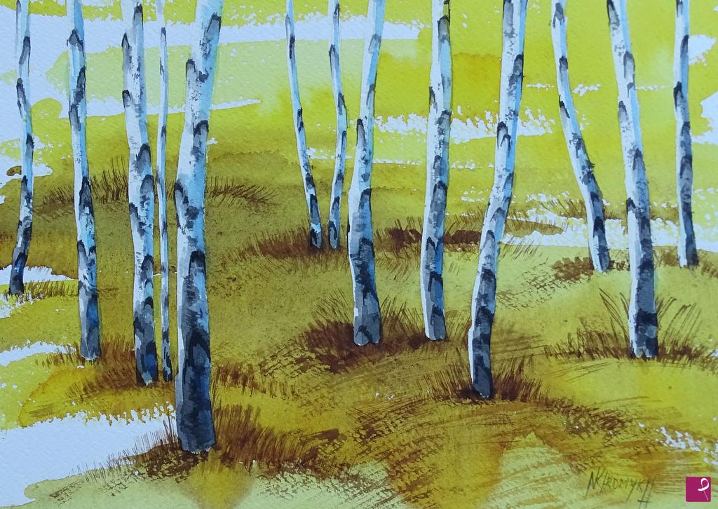 quadri in vendita online - il bosco russo
