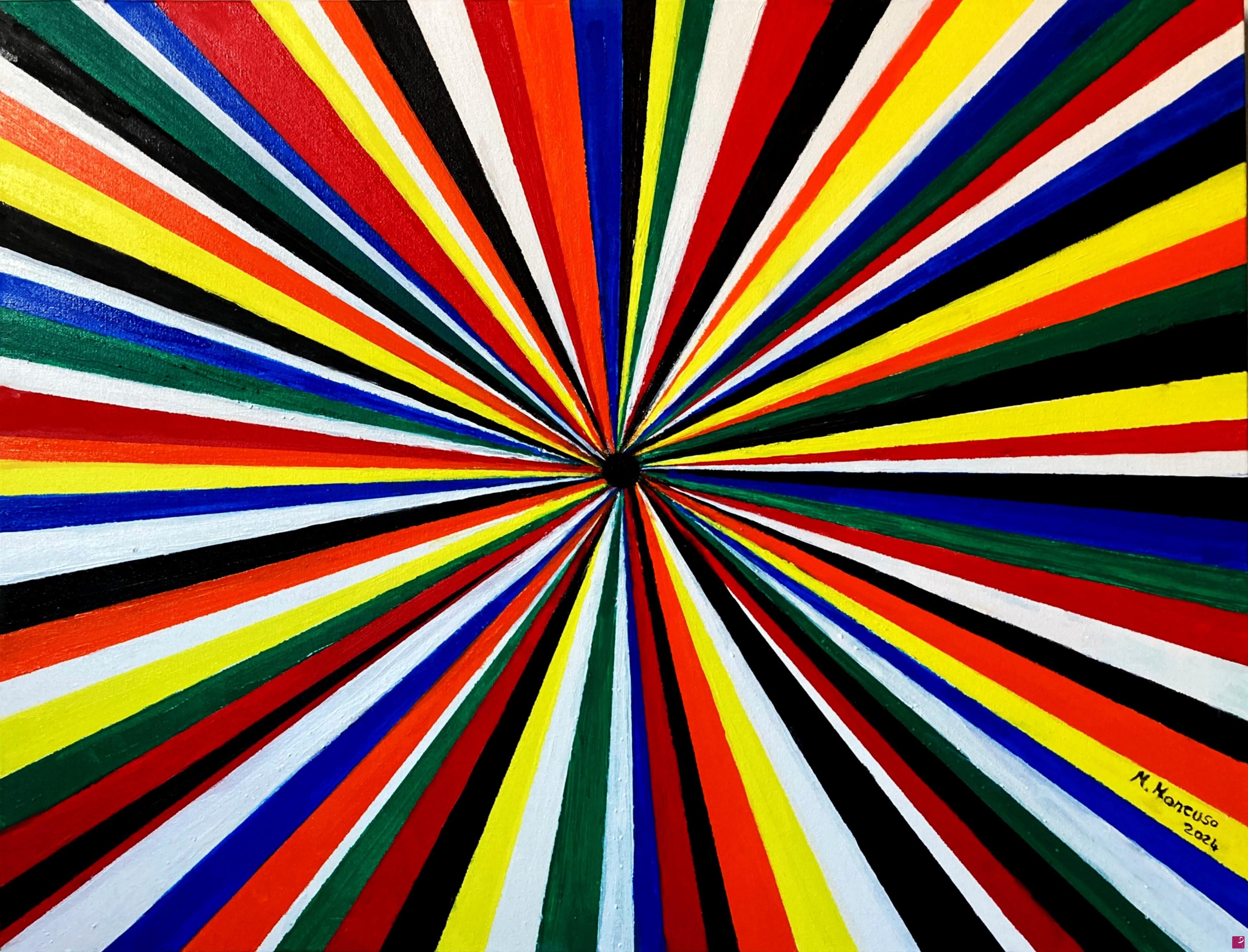 quadri in vendita online - Il buco nero Stars (2024) - olio su  tela - cm 50 x 40