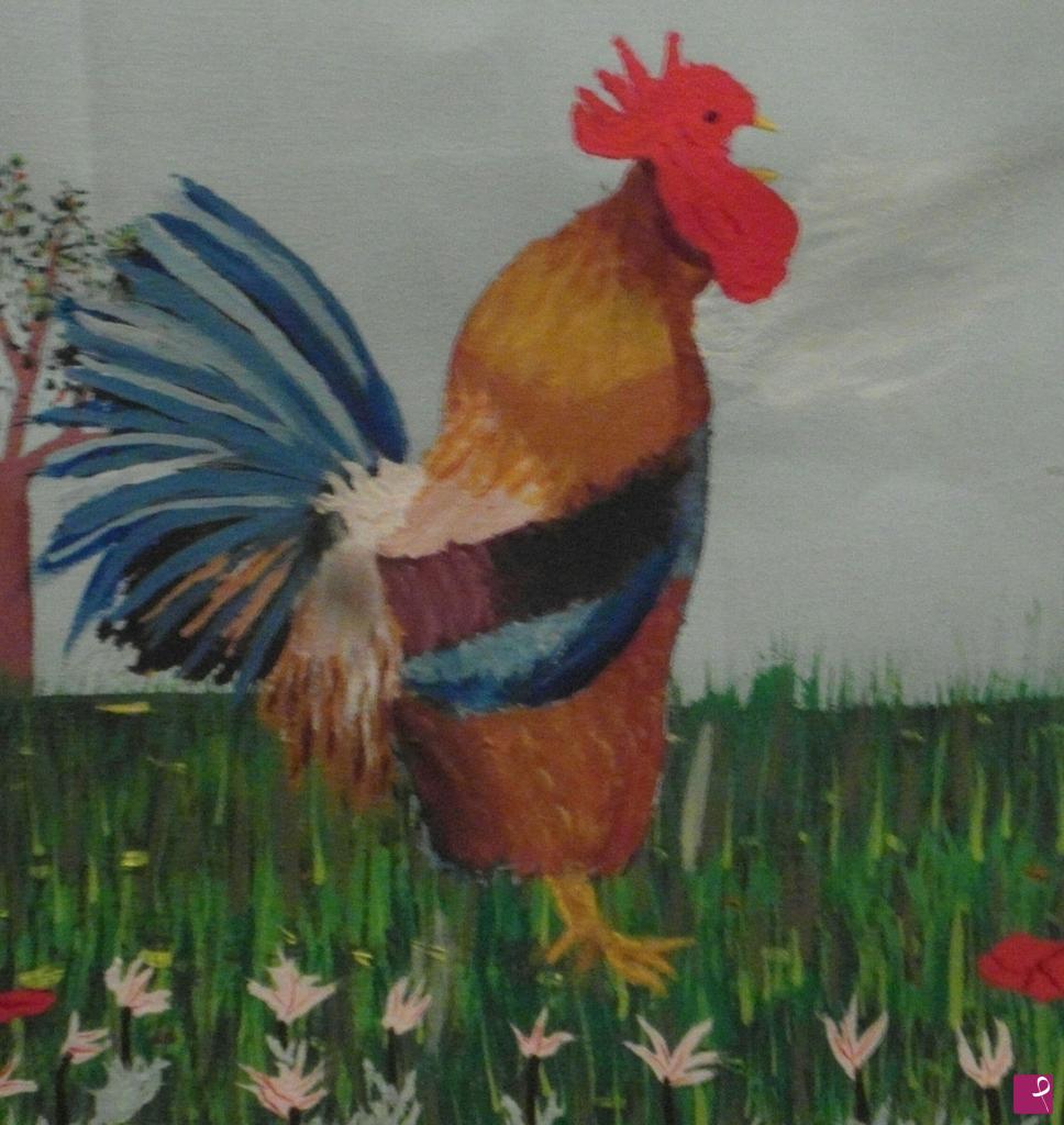 quadri in vendita online - Il buongiorno del gallo