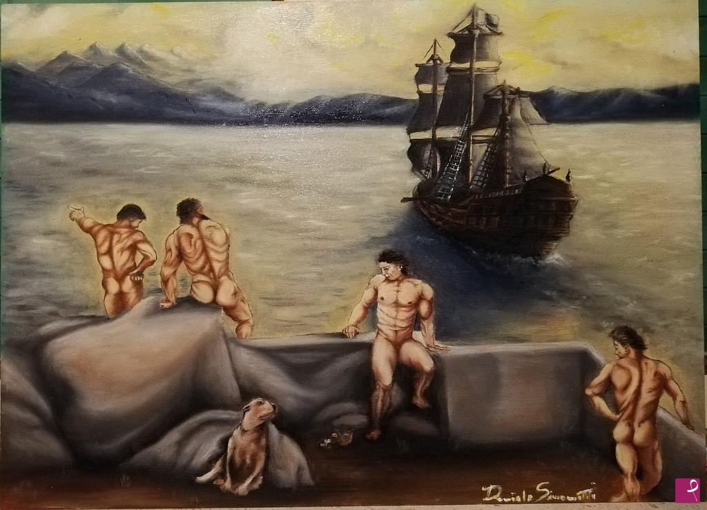 quadri in vendita online - Il cammino di un artista