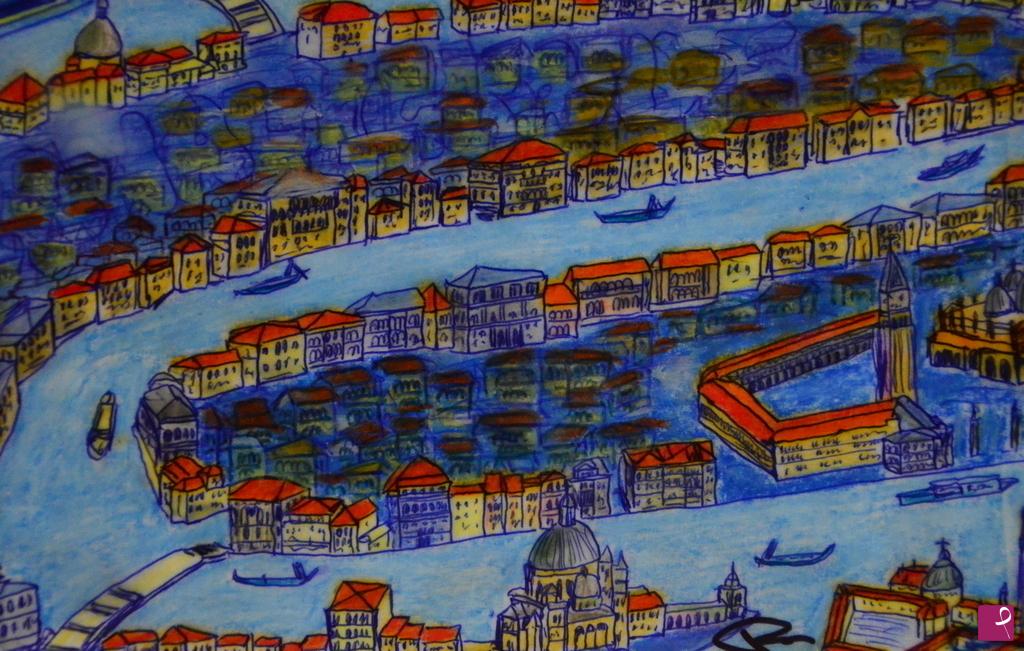 quadri in vendita online - IL CANAL GRANDE DI VENEZIA TRA NEBBIE PSICOGENE