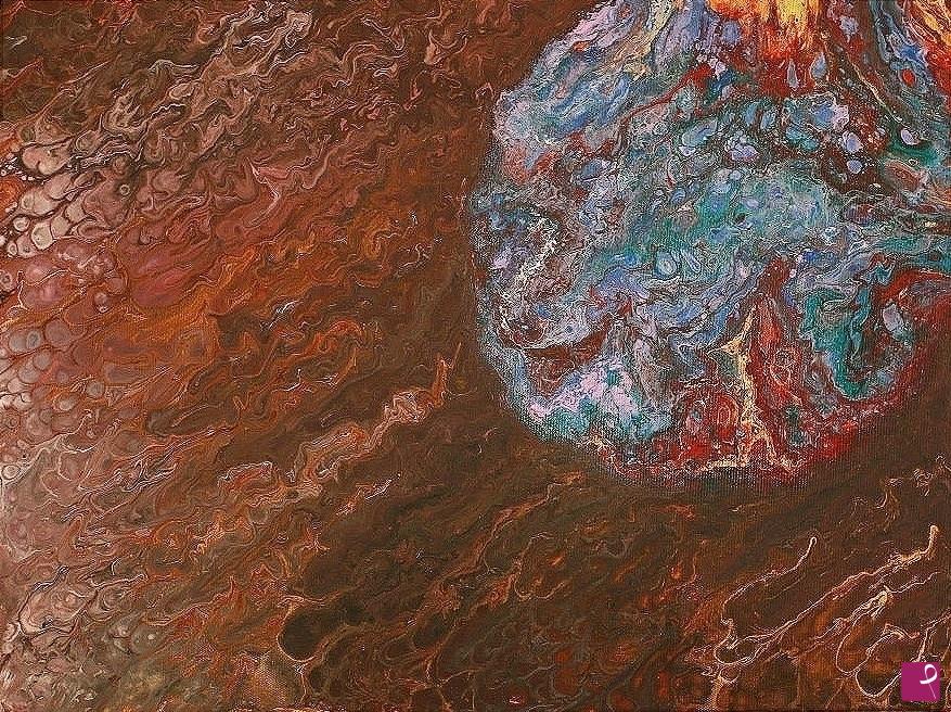 quadri in vendita online - Il cane della luna