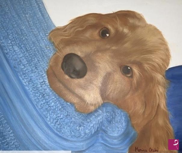 quadri in vendita online - Il cane Paco