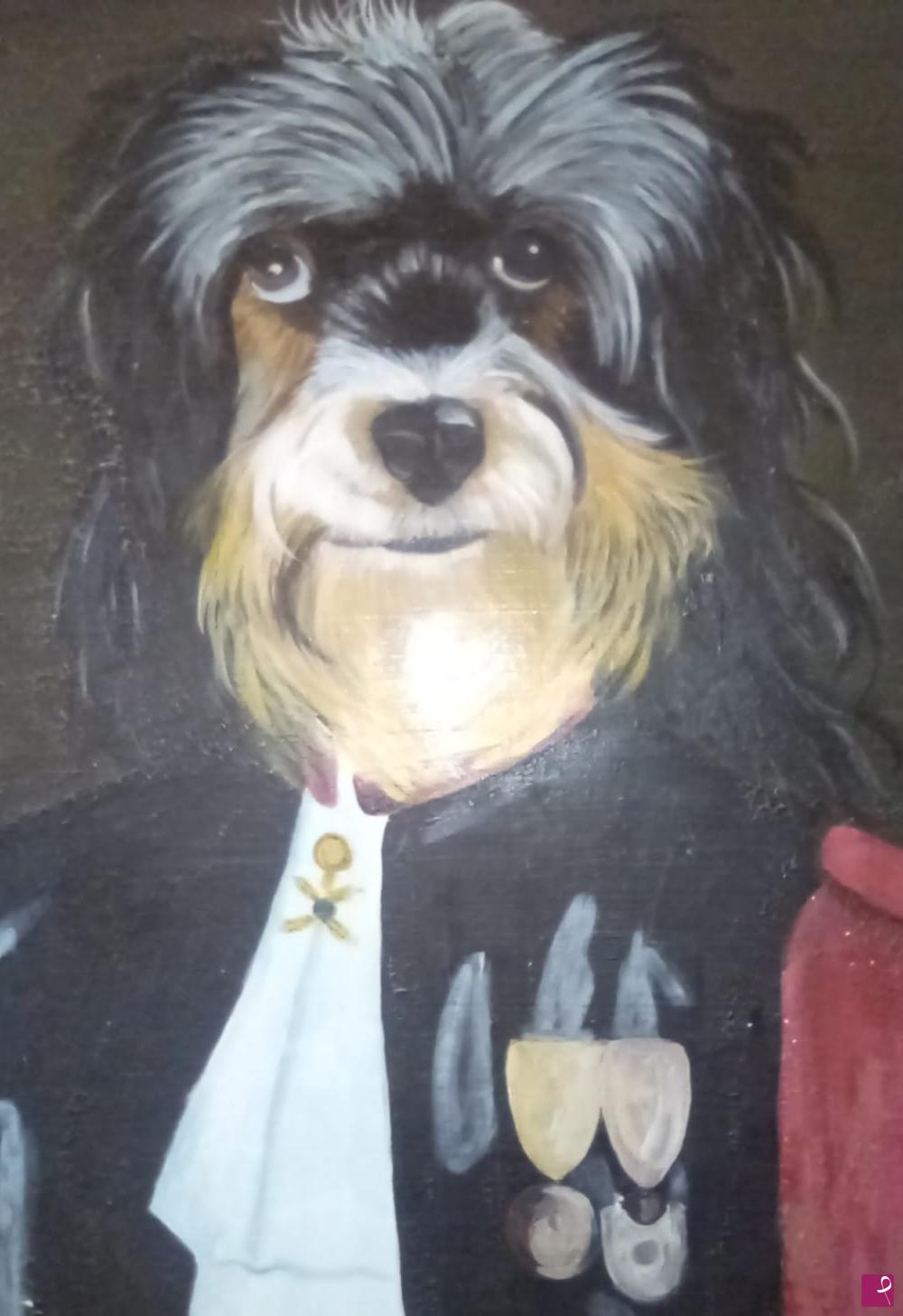 quadri in vendita online - Il cane umano