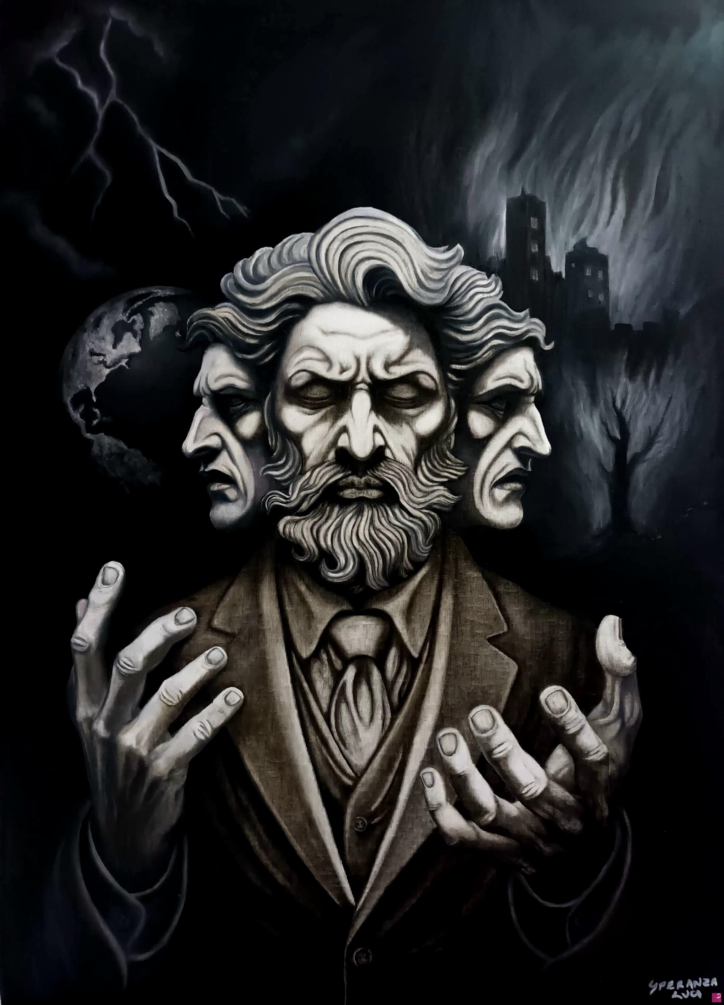quadri in vendita online - Il caos di Nietzsche 