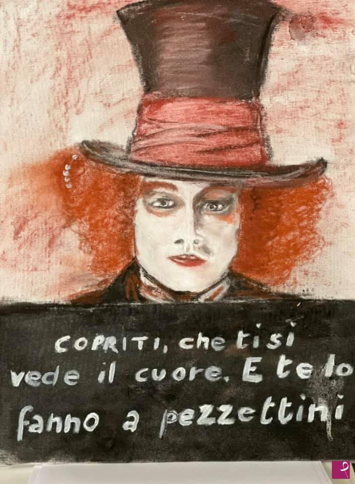 quadri in vendita online - Il cappellaio matti