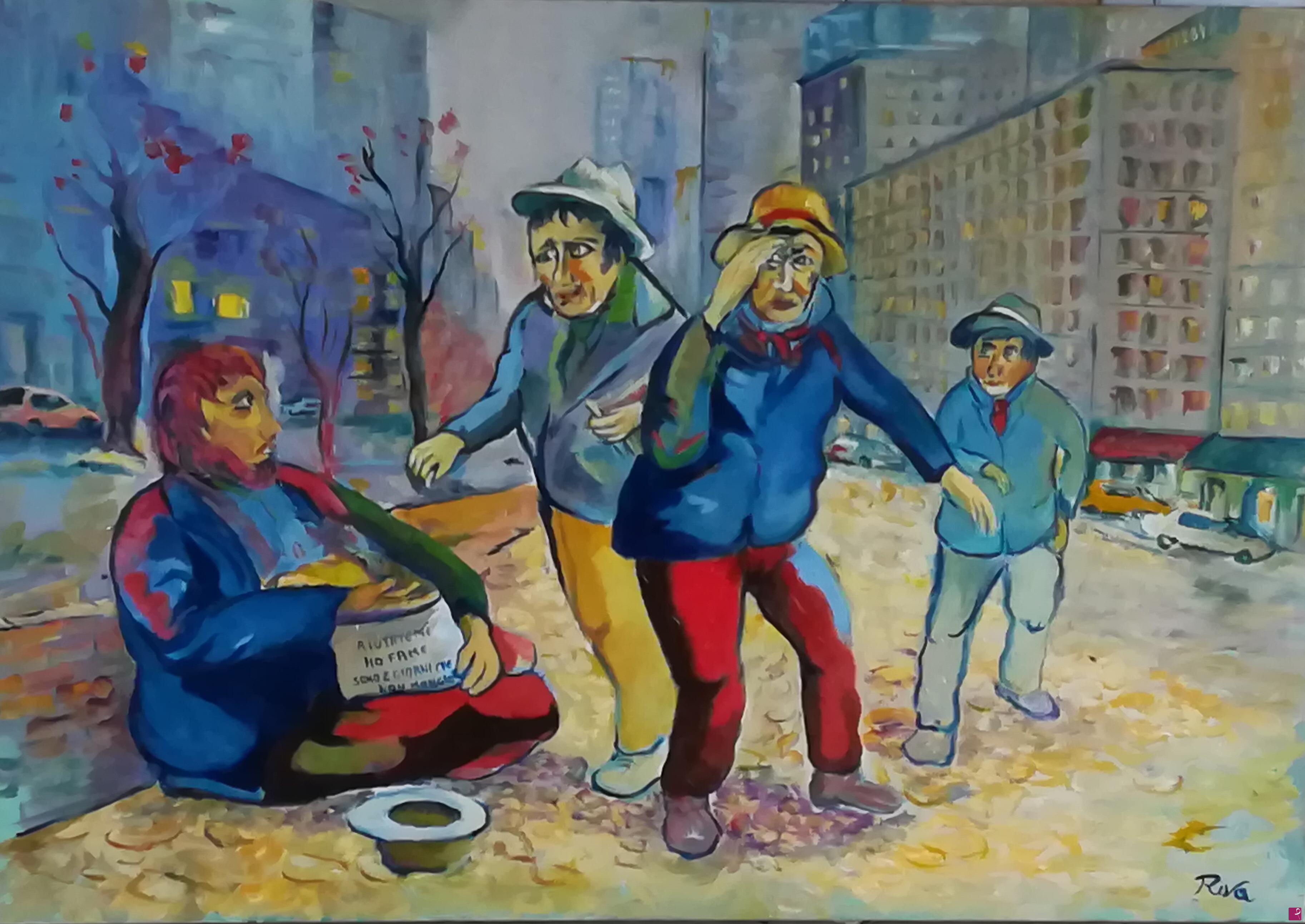 quadri in vendita online - Il cappello del Bogio