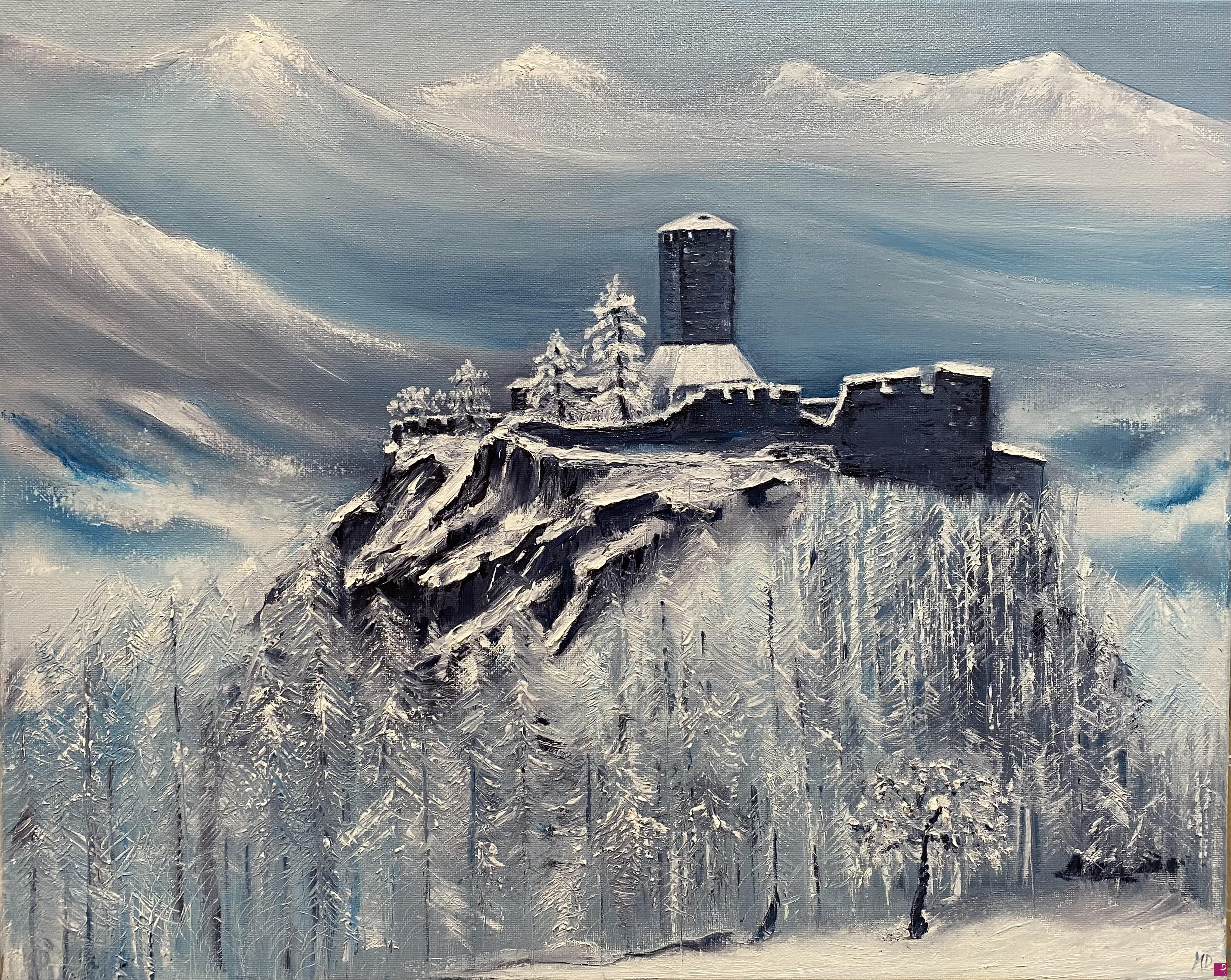 quadri in vendita online - “Il Castello di Graines”