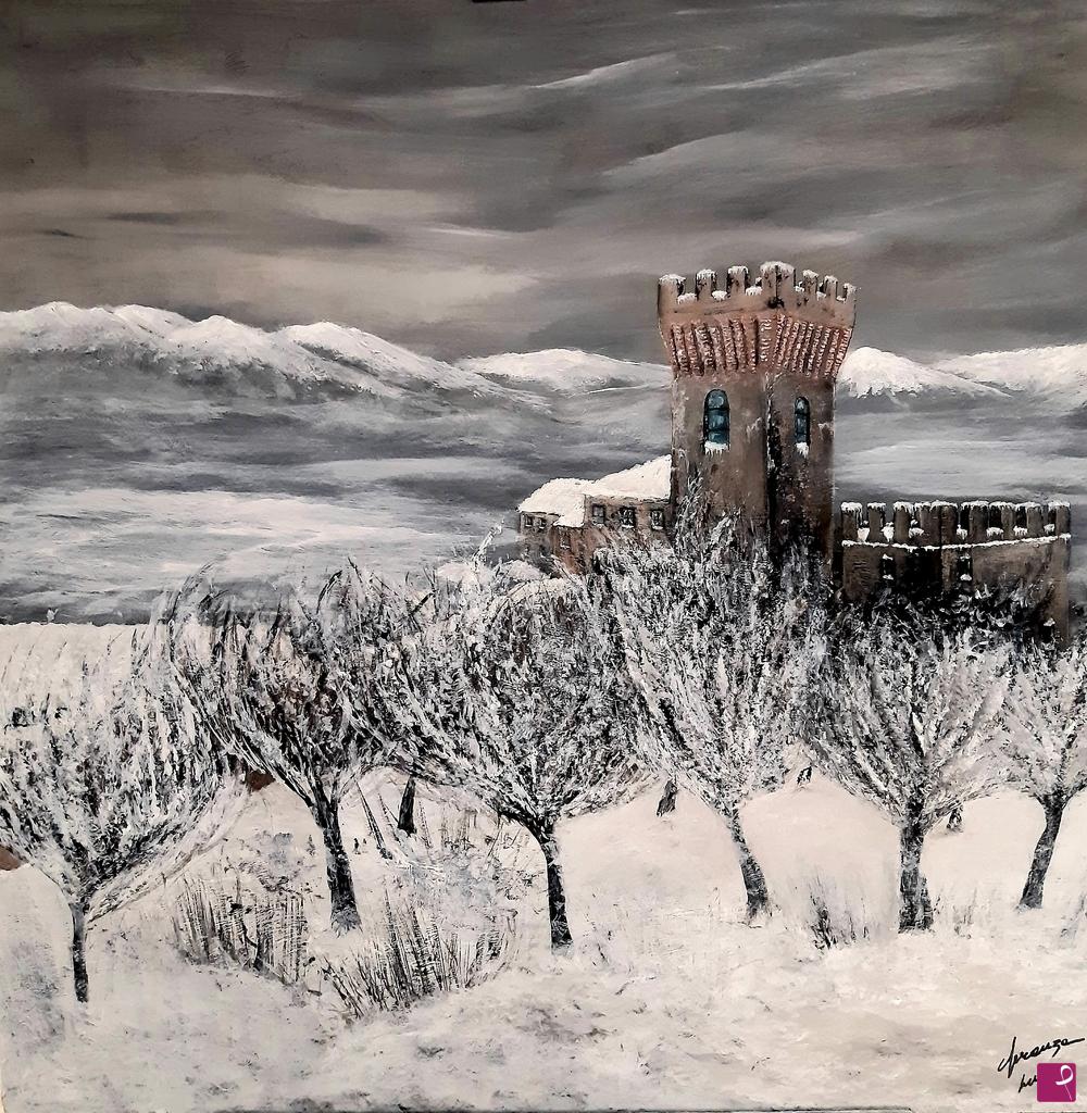 quadri in vendita online - Il castello montecuccoli
