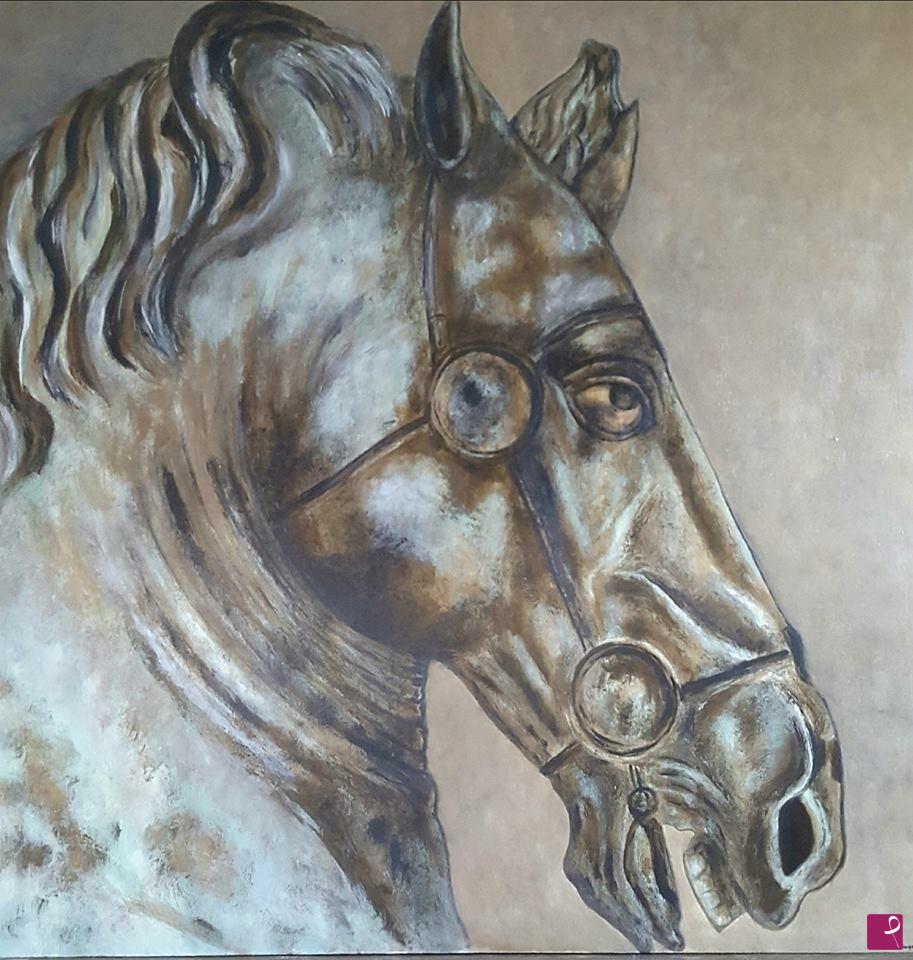quadri in vendita online - Il cavallo di Marco Aurelio