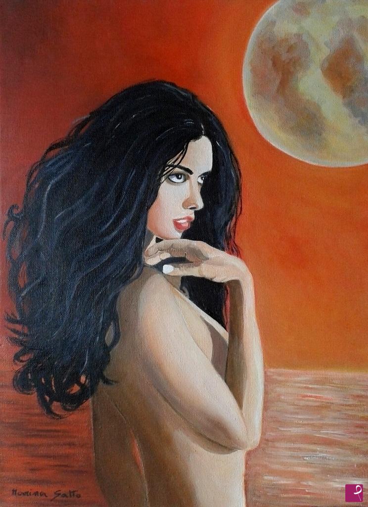 quadri in vendita online - Il chiarore della Luna
