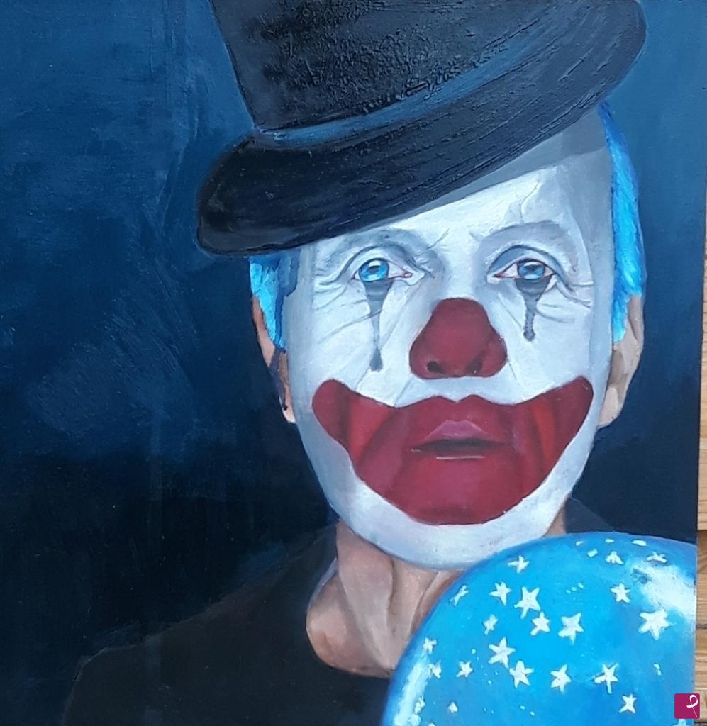 quadri in vendita online - Il clown