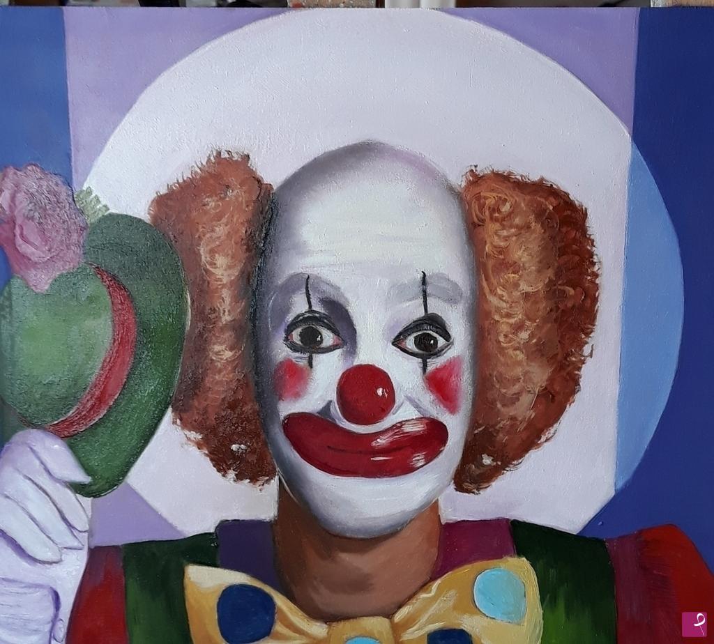 quadri in vendita online - Il clown