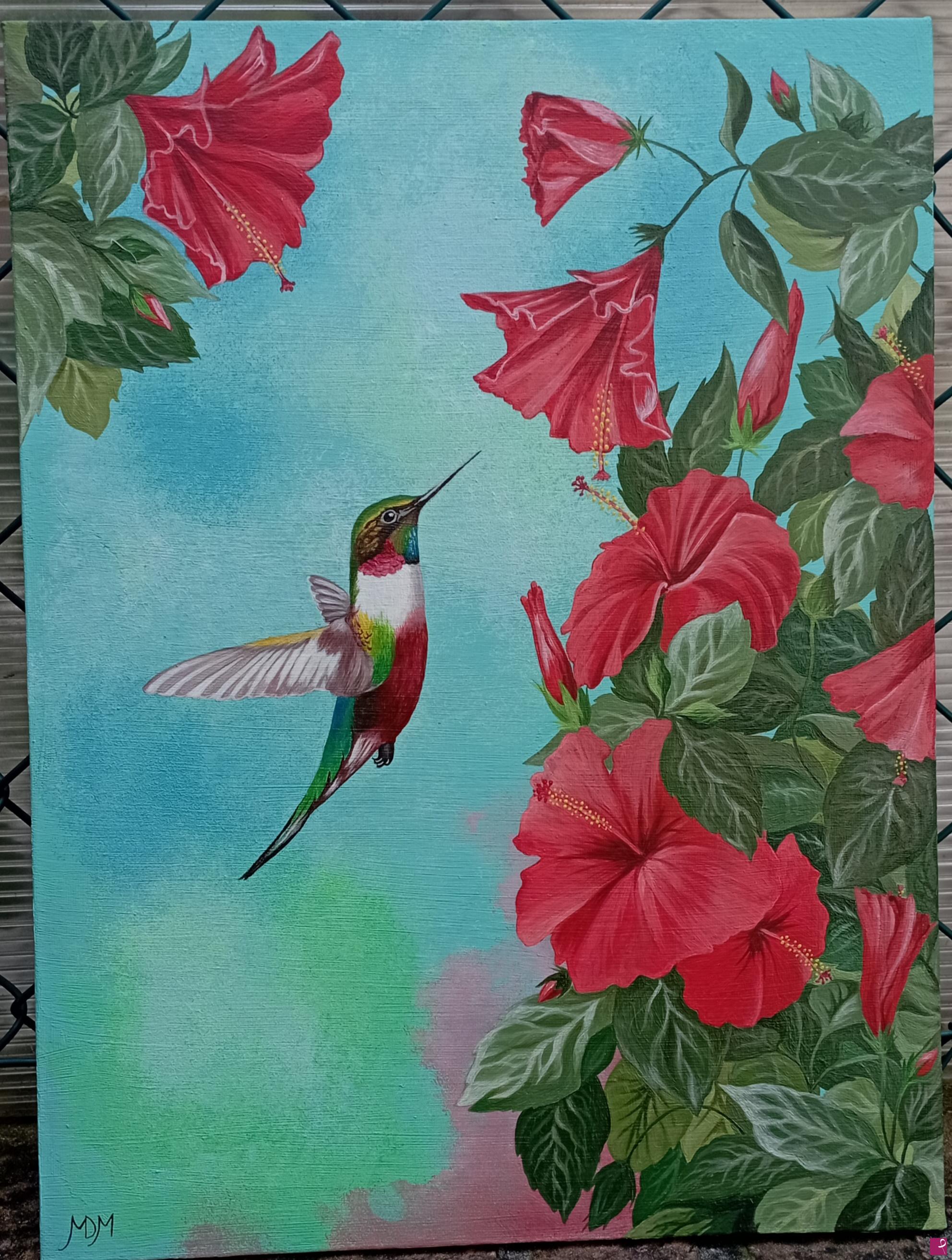 quadri in vendita online - Il colibrì 