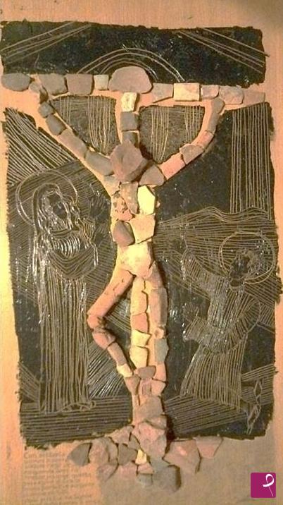 quadri in vendita online - Il Cristo dei cocci