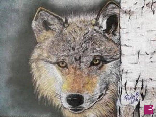 quadri in vendita online - IL CUSTODE DEL BOSCO BIANCO 