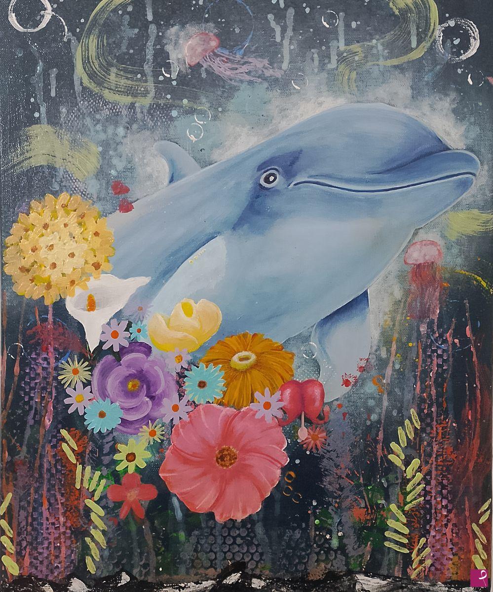 quadri in vendita online - Il Delfino - The Dolphin