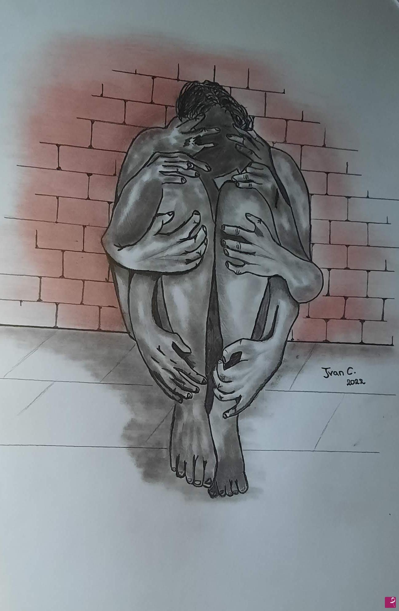 quadri in vendita online - il depresso solitario