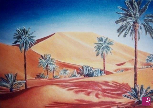 quadri in vendita online - Il deserto