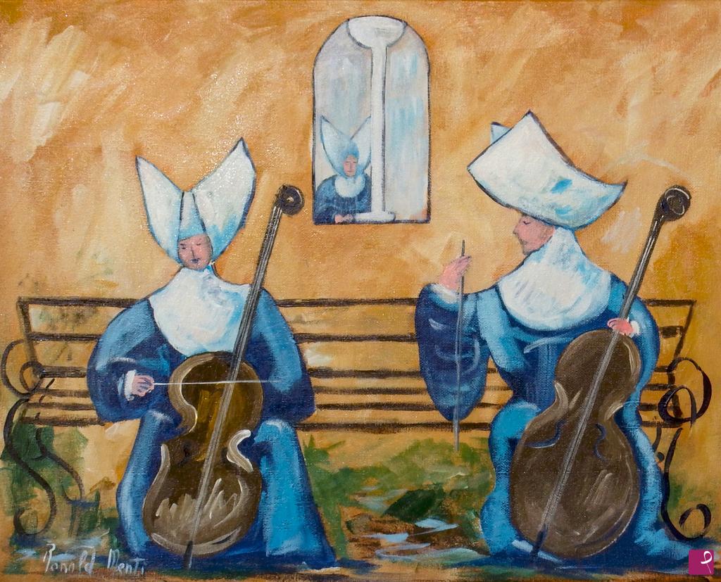 quadri in vendita online - Il diletto musicale