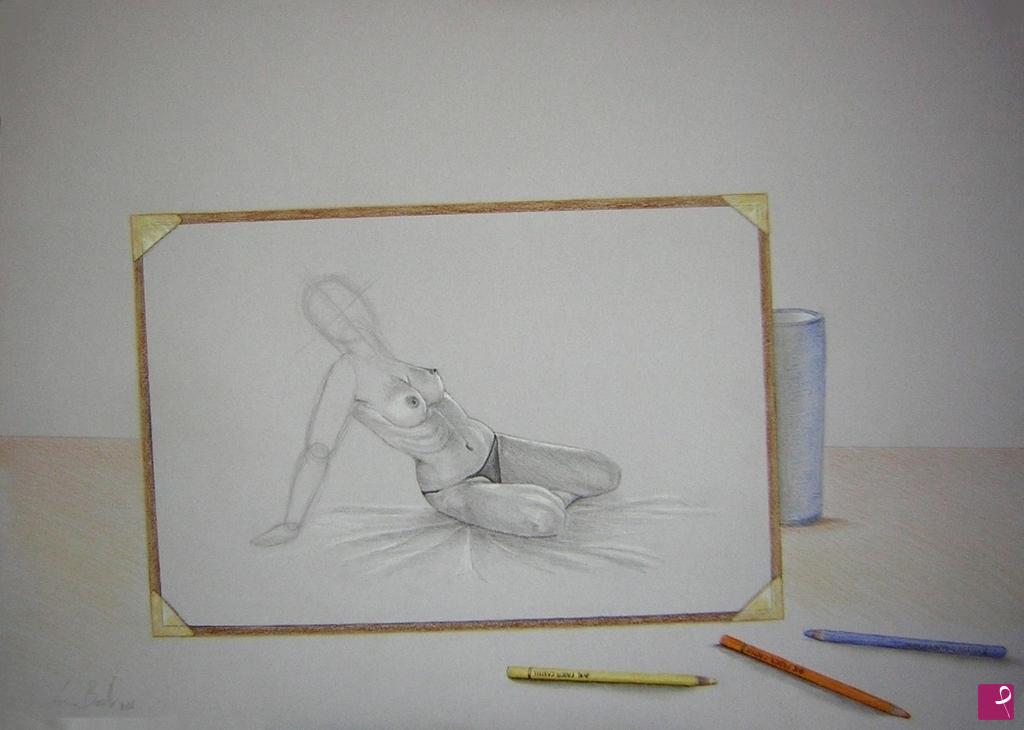 quadri in vendita online - Il Disegno nel Disegno (2016)