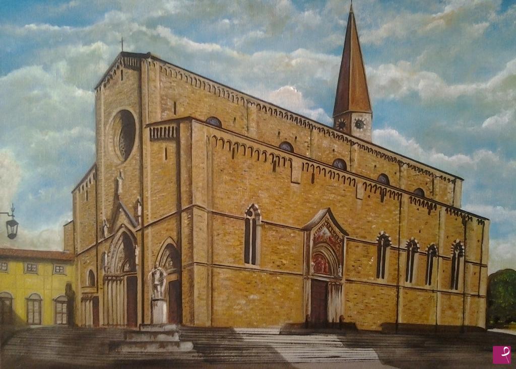 disponibile quadro Il Duomo di Arezzo. Phinix PitturiAmo APS