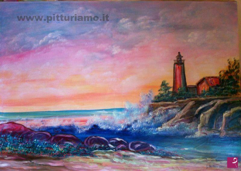 disponibile quadro - Il faro - Giovanni Di Mare