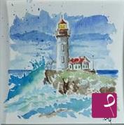 quadri in vendita online - IL FARO DI PORTLAND - THE PORTLAND LIGHTHOUSE
