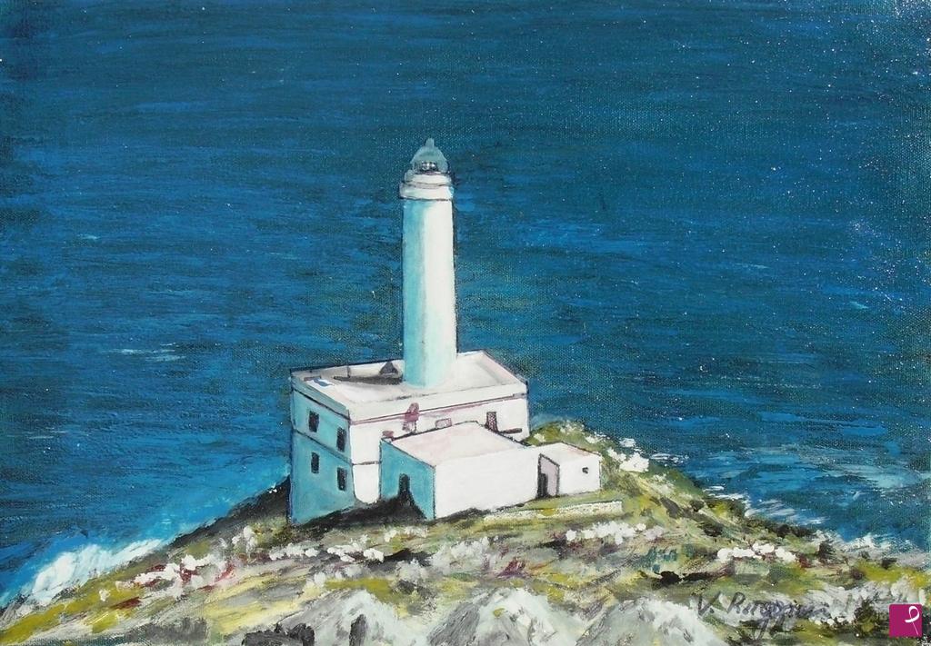 quadri in vendita online - IL FARO DI PUNTA PALASCIA A OTRANTO