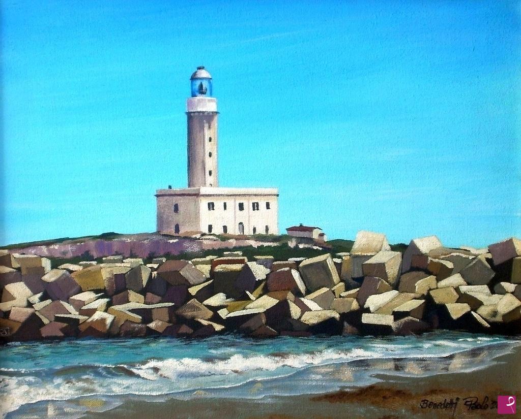 quadri in vendita online - Il faro di Vieste