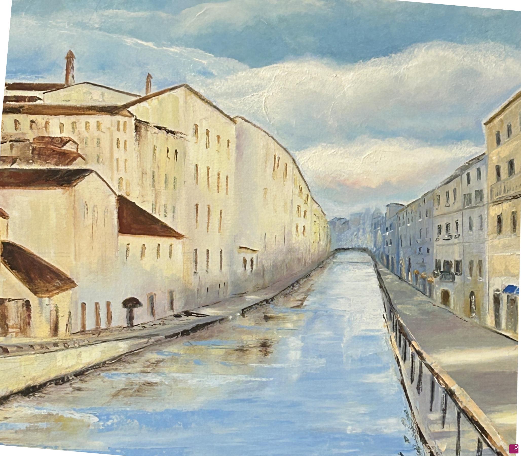 quadri in vendita online - Il Fascino dei Navigli 