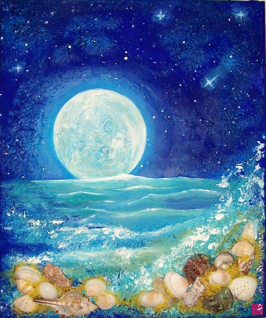 quadri in vendita online - IL FASCINO IMMORTALE DELLA LUNA