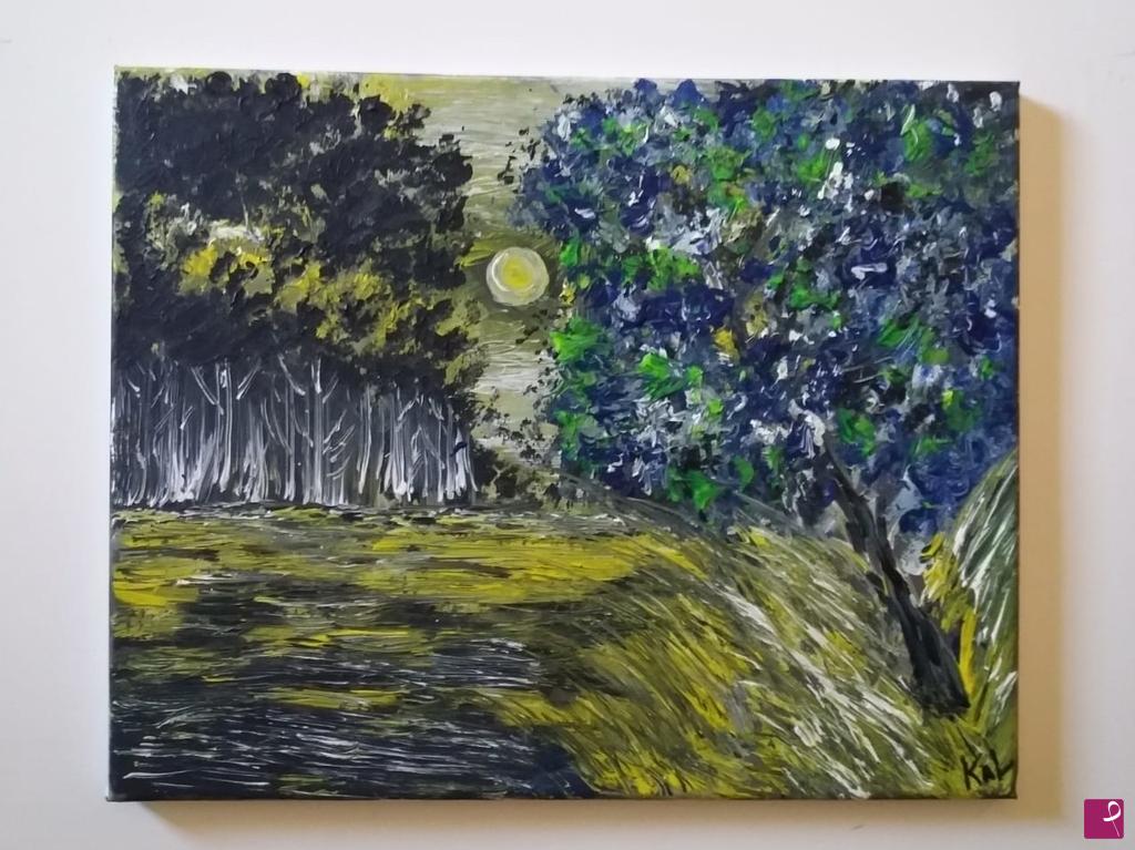 quadri in vendita online - Il fitto bosco