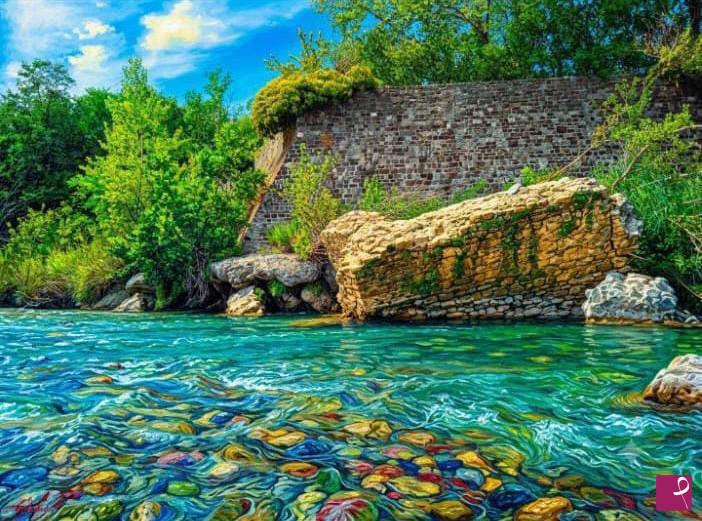 quadri in vendita online - Il fiume