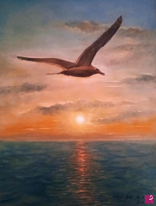 quadri in vendita online - il gabbiano jonathan livingston