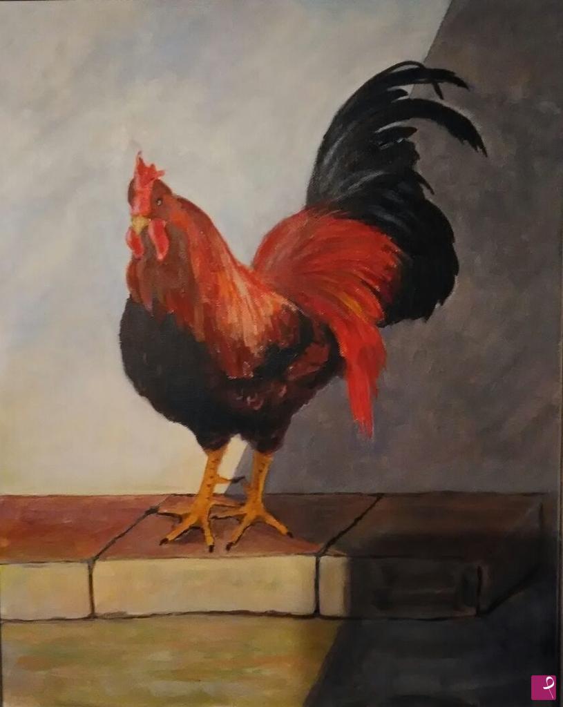 quadri in vendita online - Il gallo