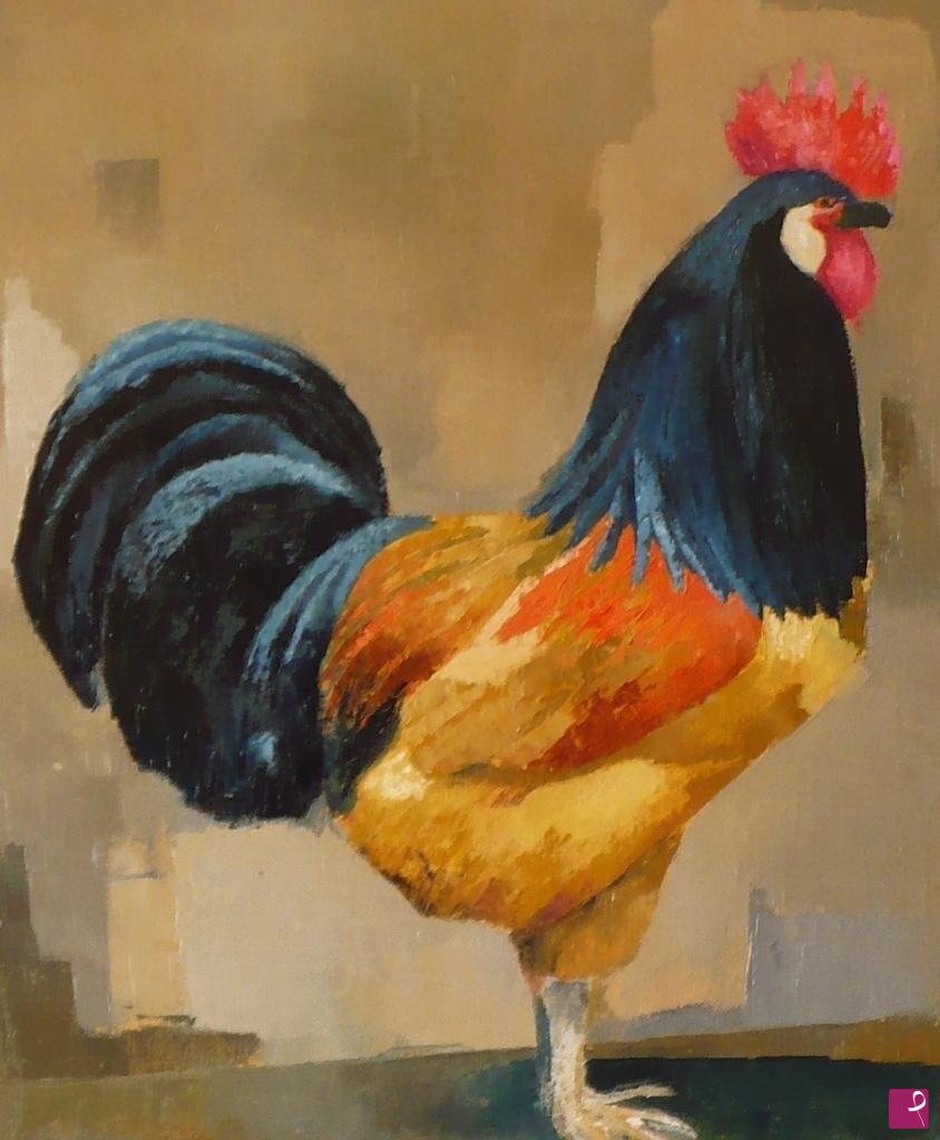 quadri in vendita online - Il gallo