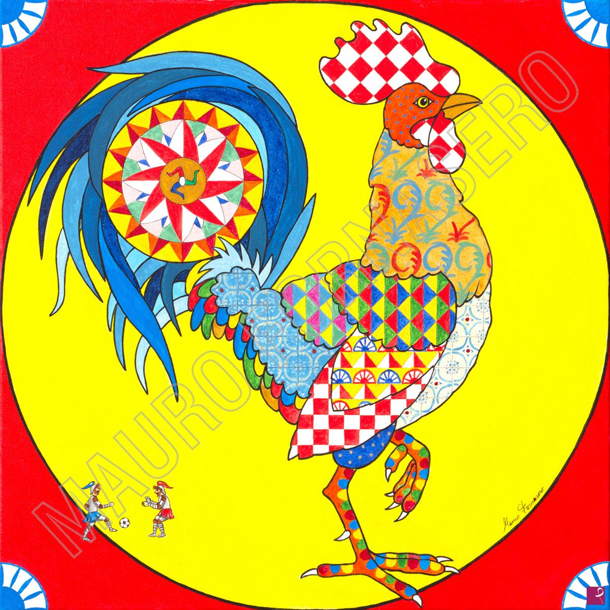 quadri in vendita online - Il gallo siciliano