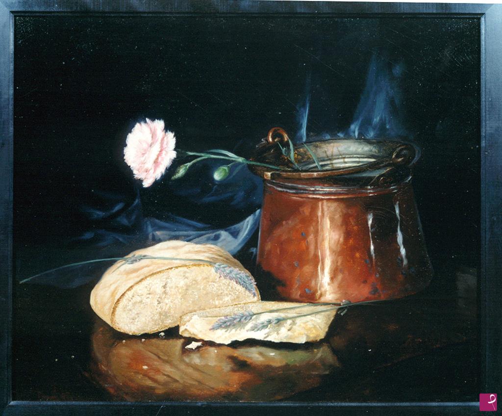 quadri in vendita online - IL GAROFANO ROSA. - The pink carnation