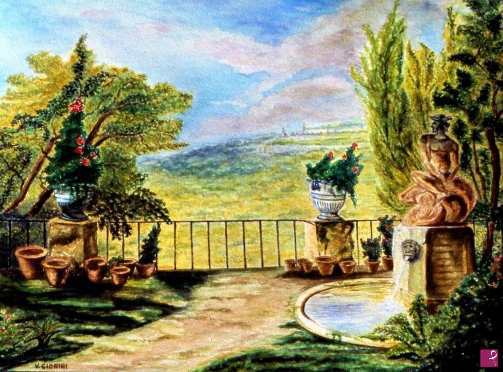 quadri in vendita online - Il giardino