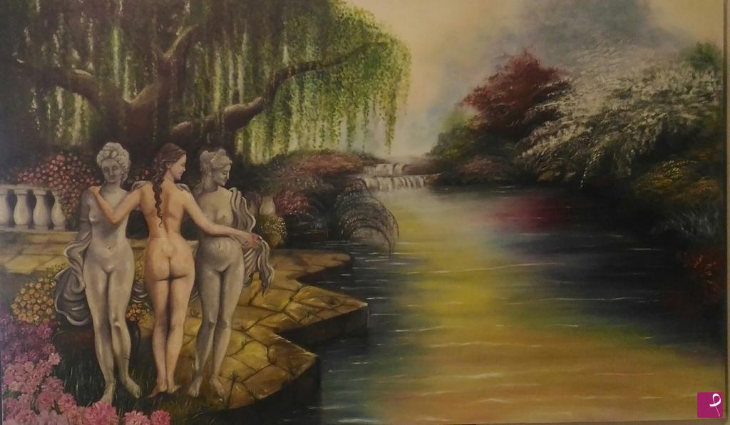 quadri in vendita online - Il giardino della rinascita