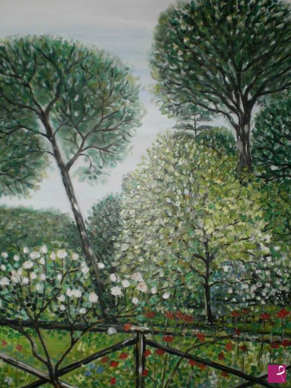 quadri in vendita online - Il giardino di castel giuliano