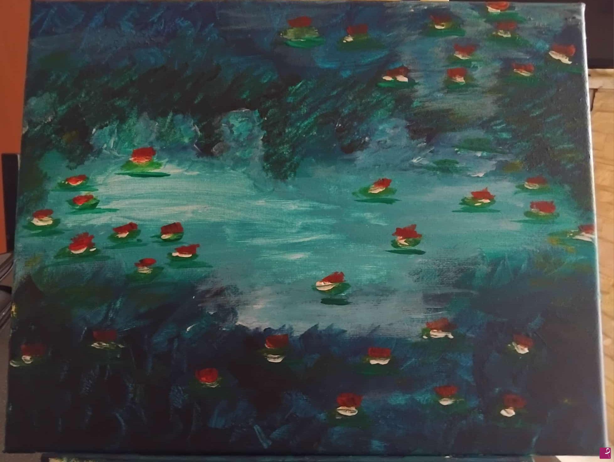 quadri in vendita online - Il giardino  di Monet 